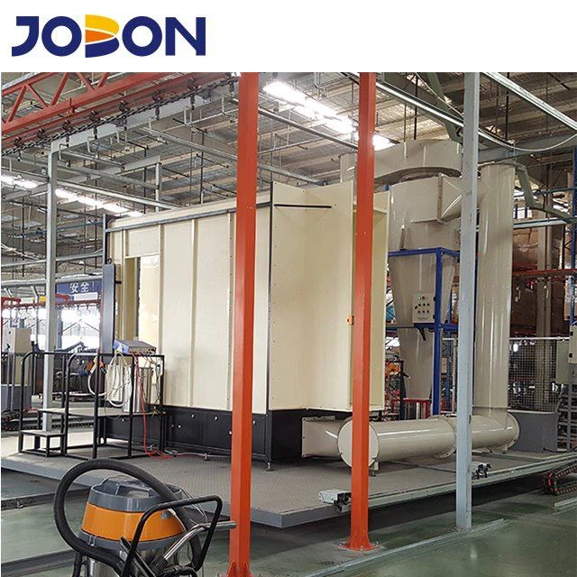 pvc powder coating booth with cyclone